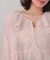 襟フリルシアーブラウス
