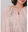 襟フリルシアーブラウス
