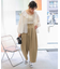 カーブデザインツイルパンツ