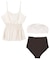 3点セット/ライトシャーリングトップス付ビキニ/水着