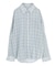 シアーチェックデザインシャツ