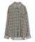 シアーチェックデザインシャツ