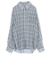 シアーチェックデザインシャツ