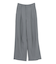 カーブシルエットスラックスパンツ