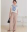 リラックスセンターシームストレートパンツ
