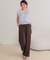 リラックスセンターシームストレートパンツ