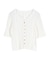 アイレットニットハーフスリーブトップス