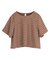 ハーフスリーブフリルトップス