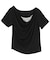 オフショルダーハーフスリーブレースドッキングTシャツ