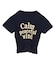 シャーリングロゴプリントTシャツ