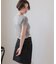 レイヤード風ヘンリーネックカットソーTシャツ