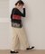 ヘムレースシアーベロアロングスリーブTシャツ