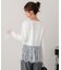 ヘムレースデザインロングスリーブTシャツ