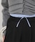 ウエストレイヤードストレートパンツ