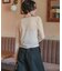 シアーベロアオフショルダートップス