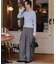 レースレイヤードニットトップス