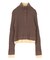 レイヤード風配色ハイネックニット