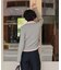 レイヤード風配色ハイネックニット