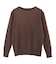 カシミヤタッチクルーネックニットトップス