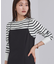 カシミヤタッチクルーネックニットトップス