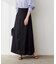 麻混セミフレアスカート