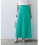 麻混セミフレアスカート