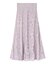 レースセミフレアスカート