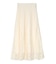 レースセミフレアスカート