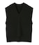 Vネックニットベスト