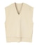 Vネックニットベスト