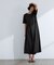 汗染み防止フレアロングワンピース