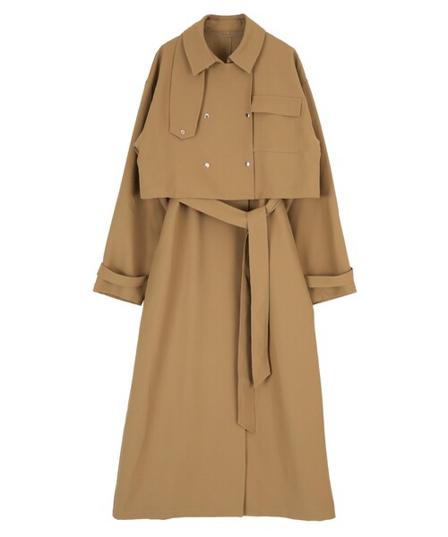 スロートラッチ付3wayトレンチコート｜ユアーズの通販｜&mall（アンド