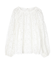 ボリュームスリーブスカラップレースブラウス