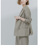 リネンライクダブルブレストジャケット