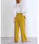 ワンタックハイウエストワイドパンツ