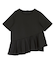 アシンメトリーフリルドッキングTシャツ