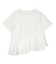 アシンメトリーフリルドッキングTシャツ