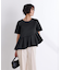 アシンメトリーフリルドッキングTシャツ