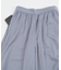 サテンギャザーワイドパンツ