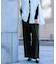 1タックセンタープレスワイドパンツ