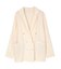 コットンリネンダブルブレストジャケット