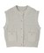 ゴールド釦ニットベスト/カーディガン