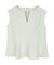キーネックノースリーブペプラムトップス