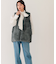 フェイクファーノーカラージレ
