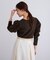 前後2wayパフスリーブニット