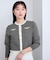 胸ポケットニットカーディガン