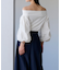 バルーンスリーブオフショルブラウス