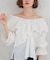 2wayフリルブラウス