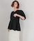 前後2wayハーフスリーブフレアニット