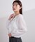 シアーラッフルブラウス